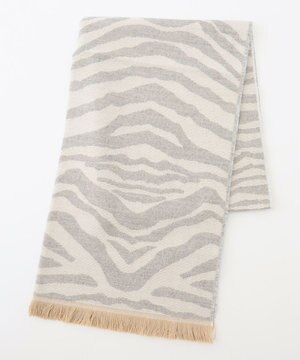  【フランス製】ゼブラパターン ストール