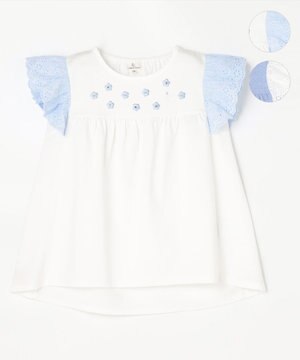 【80-100㎝】 petit fleur エンブロイダリーチュニック