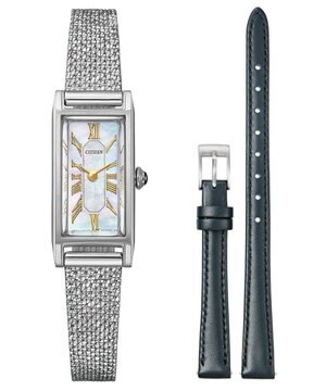  【替えバンド付き2way 限定モデル】電池交換不要のスリムなスクエアモデル EG7040-74D