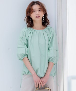  【洗える】シャルマンエンブロイダリー ブラウス