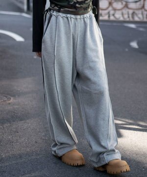  【ユニセックス着用ITEM/ウエストゴム】スウィッチングスウェットパンツ