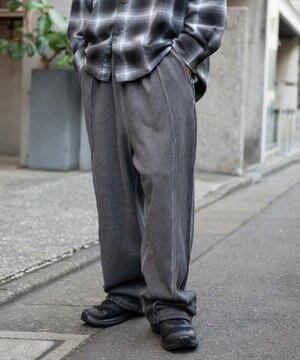  【ユニセックス着用ITEM/ウエストゴム】スウィッチングスウェットパンツ