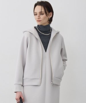  【WEB限定カラーあり】ソフトダンボール ジップアップパーカー