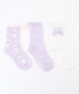  【3点セット】ソックス （ネコ）