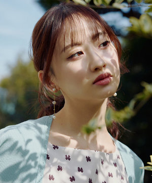 PEARL STATION EARRINGS 淡水バロックパール イヤリング