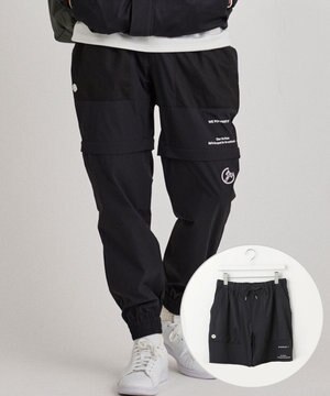 【撥水加工/軽量/ストレッチ】【MEN】デタッチャブルパンツ
