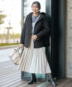 【洗える】ウーリッシュフラノ スカート