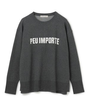 スポンジニット ロゴジャガード