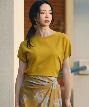 【新色追加/VERY5月号掲載】レーヨンポリエステルストレッチ プルオーバー ニット