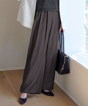 【セットアップ対応】エアリーツイルワイド パンツ