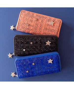 キラメッシュ ラウンドファスナー長財布