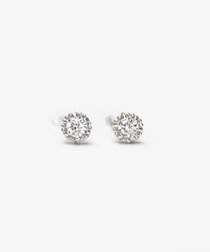  【WEB限定】FLORA PLATINUM DIAMOND PIERCED EARRINGS プラチナ ダイヤモンド ピアス