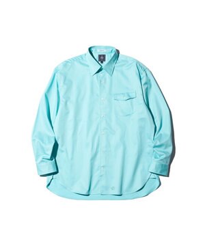  【J.PRESS ORIGINALS】Finx Cotton Twill Baggy Fit Shirt