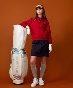  主役級の華やかさ【UNISEX】ホログラム キャディバッグ 見た目・収納力・機能性抜群 ラウンドに最適！