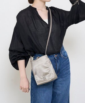  ＜長財布がちょうど入る＞ナイロンミニショルダーバッグ(Z-215)