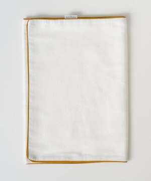  ガーゼフェイスタオル　白5重合わせ