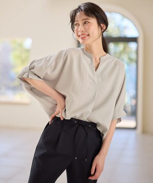 タックスリーブブラウス