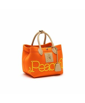  【魔法の様に軽い】マジックライト/コード刺しゅうキューブトート21cm(Dカン付)