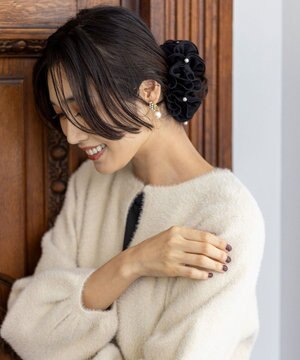  フリル シュシュ