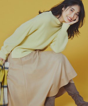 【WEB限定】ウールジョーゼット スカート