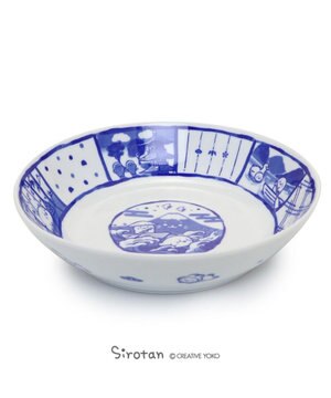  しろたん 和食器 旅柄 和大皿