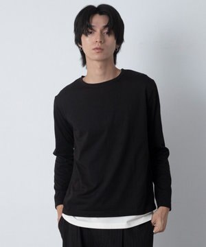  ルーズネックスラブT(LS)