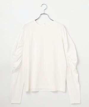  【ANSWER for シティライフ】乾燥機対応！ギャザースリーブカットソー