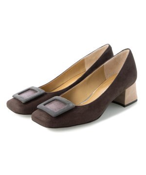 <MODE ET JACOMO>バックルスクエアトゥパンプス