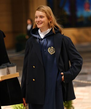  【J.PRESS ORIGINALS × CLUEL】クレストロゴ スウェットワンピース