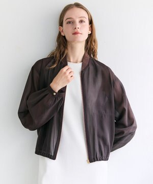  SERAPHIN / ライトシアーギャザー ブルゾン