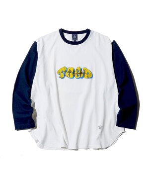  【J.PRESS ORIGINALS】GRFFITI BASEBALL T-SHIRT
