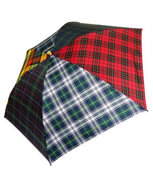  【プラスリング】【数量限定】【UVカット90%以上】レディース向け 晴雨兼用 折傘 CHK T1184 NEW COLLECTION