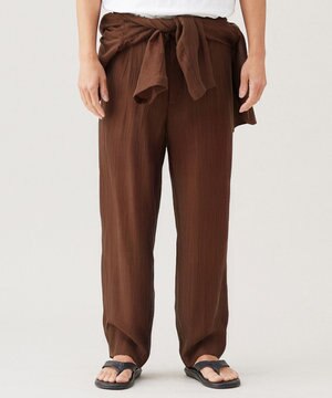  【OCEANS web / YouTube 掲載】ライトウェイトシアー イージーテーパードパンツ