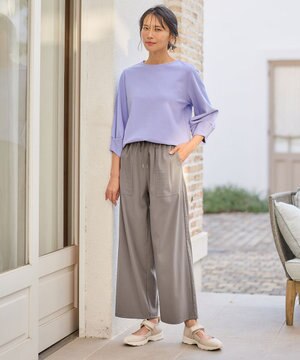  【洗濯機可能/接触冷感/UVケア/イージーケア】清涼リラックスパンツ