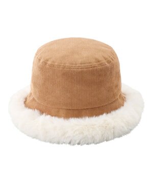  estaa エッジボリューム ファーダウンクロッシェ／サイズ調整可／手洗い