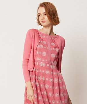  【洗える】AJISAI CREWNECK カーディガン