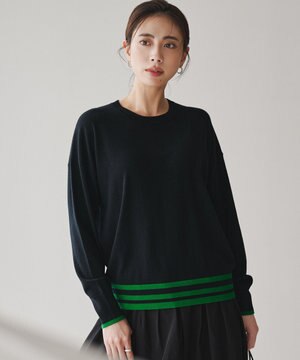 ハイゲージソフトウール ニットプルオーバー