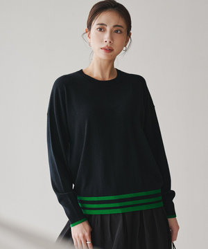 ハイゲージソフトウール ニットプルオーバー