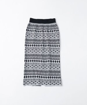  TRIBAL PATTERN SKIRT / トライバル パターン スカート