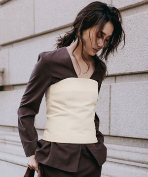  【Nave・セットアップ可/洗える/吸水速乾】ドライチノ ビスチェ