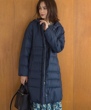  ライトタフタロングダウンコート