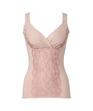  【BRADELIS NewYork peace】綿混トリプルキャッチFITブラキャミ23 ブラデリス 補正下着 シェイパー