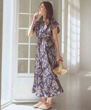  【大好評につき新色・追加決定！】ウエストシャーリングデシン ワンピース