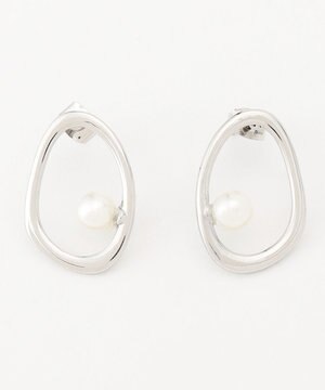  メタルドロップピアス（両耳用）