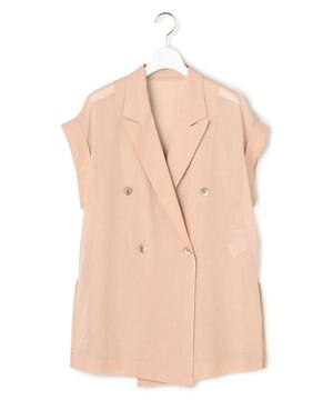  【GOLD LABEL】コットンオーガンジー シアー ジレ