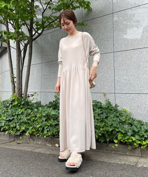 【新色追加】スタイルアップニット ワンピース