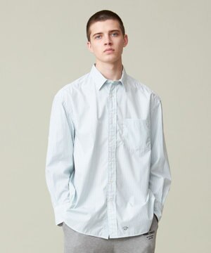  【UNISEX】タイプライターストライプ シャツ