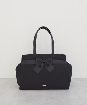 グログランリボン3ルームトートバッグ