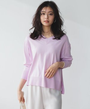  マイビューティニット Vネック