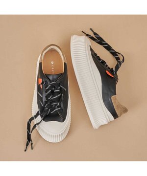  <carino>デザインソールスニーカー